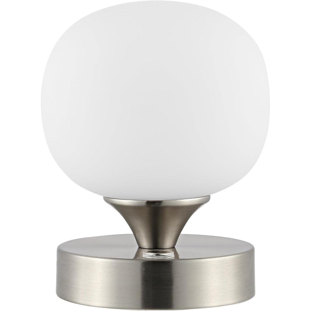 imageJONATHAN Y JYL7112C Owen 613quot Modern Minimalist Iron Rechargeable Integrated LED Table Lamp Contemporary Bedside Desk Nightstand Lamp for Bedroom Living Room Office Brass GoldWhiteNickel