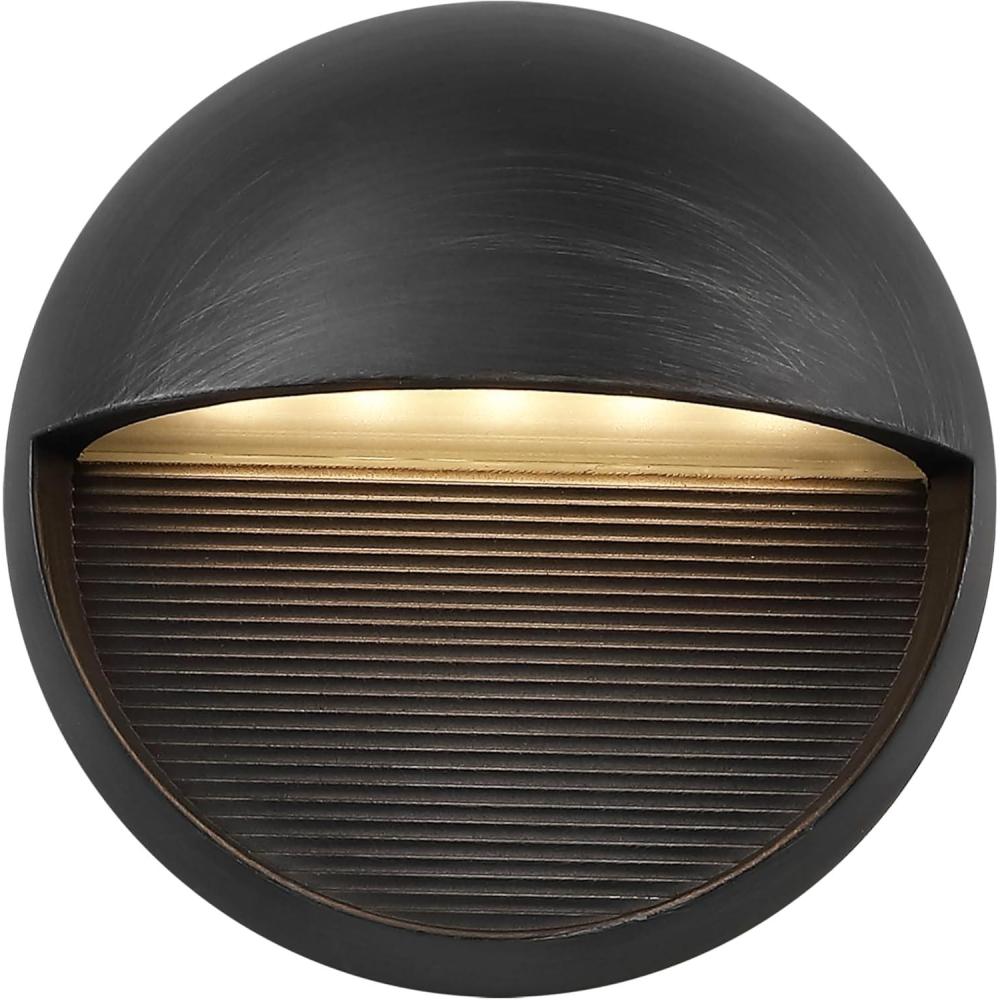 imageJONATHAN Y JYL7441A Orbe 625quot Outdoor MetalGlass Integrated LED Sconce Contemporary Modern Scandinavian 3000K LED Bulbs Included Porch Patio Yard Garage Doorway Entryway BlackRustic Black