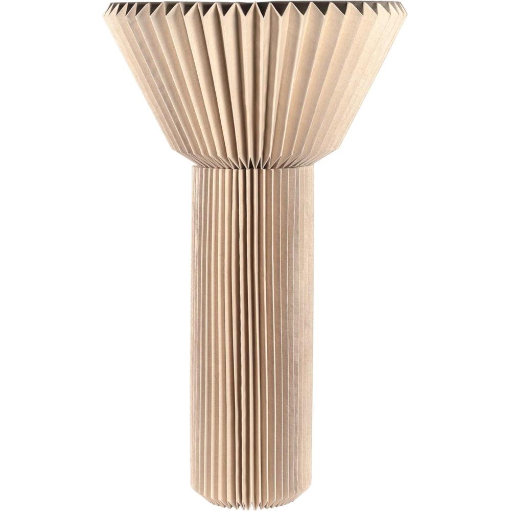 imageJONATHAN Y JYL9104A Archer 37quot Modern Minimalist Pleated Shade Floor Lamp for Bedroom Living Room Entryway Office Dining Room BlackNatural