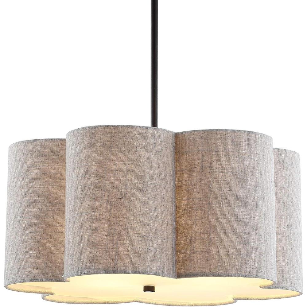 imageJONATHAN Y JYL9503A Heather 20quot Adjustable Metal LED Pendant Oil Rubbed Bronze TransitionalGlamContemporary Dimmable for Kitchen Living RoomOilRubbed Bronze