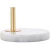JONATHAN Y JYL1000A Charles 20.5″ Metal/Marble LED Table Lamp Contemporary Modern Bedside Desk Nightstand Lamp for Bedroom Living Room Office College Bookcase LED Bulb Included, Gold/White(Gold)