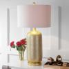 JONATHAN Y JYL1017A Sophia 30″ Resin LED Table Lamp Modern Contemporary Glam Bohemian Bedside Desk Nightstand Lamp for Bedroom Living Room Office College Bookcase LED Bulb Included, Gold