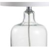 JONATHAN Y JYL1036C Gemma 19″ Glass Bell LED Table Lamp, Transitional, Minimalist, Midcentury, Coastal, Elegant, Office, Living Room, Family Room, Dining Room, Bedroom, Hallway, Foyer, Clear(Clear)