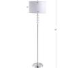 JONATHAN Y JYL1045A Mia 60.5″ Crystal/Metal LED Floor Lamp Contemporary,Glam,Transitional for Bedrooms, Living Room, Office, Reading, Clear/Chrome