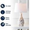 JONATHAN Y JYL1054A Verna 26.5″ Seashell LED Table Lamp Coastal Contemporary Bedside Desk Nightstand for Bedroom Living Room Office College Bookcase LED Bulb Included, Ivory/Beige