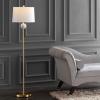 JONATHAN Y JYL1093A Vaughn 60″ Modern Metal/Resin LED Floor Lamp Classic,Glam,Transitional for Bedrooms, Living Room, Office, Reading, BrassGold/White