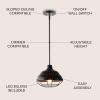 JONATHAN Y JYL1119A Levi 40.5″ 3-Light Industrial Farmhouse Iron Linear LED Pendant Modern Rustic Adjustable Dining Room Living Room Kitchen Island Foyer Bedroom Hallway, Oil Rubbed Bronze(1-Light)
