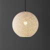 JONATHAN Y JYL1135A Lacey 16″ 1-Light Bohemian Minimalist Iron/Rope Woven Globe LED Pendant Shabby Chic,Contemporary, Modern, Designer, Casual, Office, Living Room, Dining Room, Bedroom, White/Black(16″)