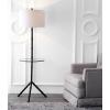 JONATHAN Y JYL2012B Hall 62″ Metal LED End Table Floor Lamp, Modern, Contemporary, Glam, Elegant, Foot-Step Switch, Office, Living Room, Family Room, Dining Room, Bedroom, Foyer, Chrome(Oil-Rubbed Bronze)