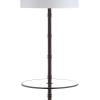 JONATHAN Y JYL2012B Hall 62″ Metal LED End Table Floor Lamp, Modern, Contemporary, Glam, Elegant, Foot-Step Switch, Office, Living Room, Family Room, Dining Room, Bedroom, Foyer, Chrome(Oil-Rubbed Bronze)