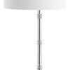 JONATHAN Y JYL2012B Hall 62″ Metal LED End Table Floor Lamp, Modern, Contemporary, Glam, Elegant, Foot-Step Switch, Office, Living Room, Family Room, Dining Room, Bedroom, Foyer, Chrome(Chrome)