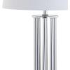 JONATHAN Y JYL2025A Lillian 18″ Metal Mini LED Table Lamp Transitional,Glam,Traditional,Contemporary for Bedroom, Living Room, Office, College Dorm, Coffee Table, Bookcase, Chrome