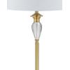 JONATHAN Y JYL2030A Evelyn 60″ Crystal/Metal LED Floor Lamp Contemporary,Transitional,Traditional for Bedrooms, Living Room, Office, Reading, BrassGold/Clear