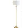 JONATHAN Y JYL2031A Adalyn 61″ Crystal/Metal LED Floor Lamp Contemporary,Transitional,Traditional,Classic for Bedrooms, Living Room, Office, Reading, Clear/BrassGold