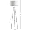 JONATHAN Y JYL2081A Arliss 60″ Surveyor’s Tripod Metal/Crystal LED Floor Lamp Contemporary,Glam,Modern,Transitional for Bedrooms, Living Room, Office, Reading, Chrome