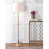 JONATHAN Y JYL3001A Amelia 63″ Metal LED Floor Lamp, Modern, Contemporary, Glam, Elegant, Office, Living Room, Family Room, Dining Room, Bedroom, Hallway, Foyer, Brass