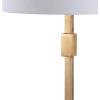 JONATHAN Y JYL3037A Windsor 29″ Metal LED Table Lamp Contemporary Transitional Bedside Desk Nightstand Lamp for Bedroom Living Room Office College Bookcase LED Bulb Included, Gold Leaf