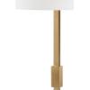 JONATHAN Y JYL3063A Windsor 61.5″ Resin/Metal LED Floor Lamp, Contemporary, Modern, Transitional, Office, Living Room, Family Room, Dining Room, Bedroom, Hallway, Foyer, Gold Leaf