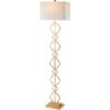 JONATHAN Y JYL3073A Selina 64.5″ Iron Ogee Trellis Modern LED Floor Lamp Bohemian,Contemporary,Designer,Glam,Transitional for Bedrooms, Living Room, Office, Reading, Gold