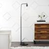 JONATHAN Y JYL3079A Axel Modern 60″ Iron/Seeded Glass Farmhouse Industrial LED Floor Lamp, Industrial, Rustic, Farmhouse, Bohemian, Transitional, Office, Living Room, Dining Room, Bedroom, Black