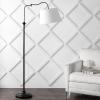 JONATHAN Y JYL3083A Jason 68.5″ Metal Traditional Swing Arm LED Floor Lamp, Modern, Contemporary, Glam, Traditional, Office, Living Room, Dining Room, Bedroom, Hallway, Foyer, Oil Rubbed Bronze