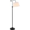JONATHAN Y JYL3083A Jason 68.5″ Metal Traditional Swing Arm LED Floor Lamp, Modern, Contemporary, Glam, Traditional, Office, Living Room, Dining Room, Bedroom, Hallway, Foyer, Oil Rubbed Bronze