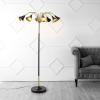 JONATHAN Y JYL3096B Vivian 61″ 10-Light Mid-Century Modern Iron Medusa Multi Head LED Floor Lamp for Bedroom, Living Room, Office, Black/Brass Gold(Black/Brass Gold)