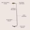JONATHAN Y JYL3097A Cotys 66″ MidCentury Industrial Metal Adjustable Pharmacy LED Floor Lamp, Oil Rubbed Bronze for Bedroom, Living Room, Kitchen, Home Office, Kids Room