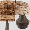 JONATHAN Y JYL4051A-SET2 Theodore 21″ Rustic Farmhouse Handwoven Rattan/Resin LED Table Lamp Southwestern, Style, Bohemian, Traditional, Living Room, Dining Room, Bedroom, Brown Wood Finish (Set of 2)