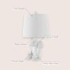 JONATHAN Y JYL4060A Kairi 21″ Modern Shabby Chic Resin/Iron Happy Elephant LED Kids’ Table Lamp with Phone Stand, White, for Living Room, Bedroom(White)