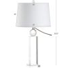JONATHAN Y JYL5004A Charlotte 28.5″ Crystal LED Table Lamp Glam Contemporary Bedside Desk Nightstand Lamp for Bedroom Living Room Office College Bookcase LED Bulb Included, Clear