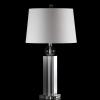 JONATHAN Y JYL5004A Charlotte 28.5″ Crystal LED Table Lamp Glam Contemporary Bedside Desk Nightstand Lamp for Bedroom Living Room Office College Bookcase LED Bulb Included, Clear