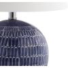 JONATHAN Y JYL5044A Ronald 21″ Ceramic LED Table Lamp Coastal Contemporary Bedside Desk Nightstand for Bedroom Living Room Office College Bookcase LED Bulb Included, Navy