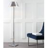 JONATHAN Y JYL6005B Roxy 60″ Metal LED Floor Lamp Contemporary,Transitional for Bedrooms, Living Room, Office, Reading, BrushedBrass, Brass Gold(Chrome)