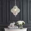 JONATHAN Y JYL6111A Juliette 12″ Crystal/Metal LED Chandelier Pendant Chandelier Pendant Glam Contemporary Transitional Dimmable Dining Room Living Room Kitchen Foyer Bedroom Hallway
