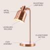 JONATHAN Y JYL6112A Edgar 18″ Metal LED Task Lamp, Contemporary, Modern, Office, Living Room, Family Room, Dining Room, Bedroom, Guest Room, College Dorm, Hallway, Foyer, Copper