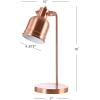 JONATHAN Y JYL6112A Edgar 18″ Metal LED Task Lamp, Contemporary, Modern, Office, Living Room, Family Room, Dining Room, Bedroom, Guest Room, College Dorm, Hallway, Foyer, Copper
