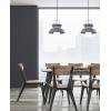 JONATHAN Y JYL6139A Paul 11″ Farmhouse Metal LED Pendant Modern Contemporary Dimmable Dining Room Living Room Kitchen Foyer Bedroom Hallway, Gray