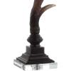 JONATHAN Y JYL6306A Antler 29.5″ Rustic Resin/Crystal LED Table Lamp Traditional Bedside Desk Nightstand Lamp for Bedroom Living Room Office College Bookcase LED Bulb Included, Brown(Brown)