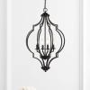 JONATHAN Y JYL6702A Selema 4-Light 19″ Iron Adjustable Ogee Lantern LED Pendant Bohemian Cottage Glam Transitional Dimmable Dining Room Living Room Kitchen Foyer Bedroom Hallway, Oil Rubbed Bronze