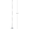JONATHAN Y JYL7006A Pilar 63.75″ LED Integrated Floor Lamp, Modern, Contemporary, Office, Living Room, Family Room, Dining Room, Bedroom, Guest Room, Hallway, Foyer, Chrome(Chrome)