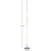 JONATHAN Y JYL7006A Pilar 63.75″ LED Integrated Floor Lamp, Modern, Contemporary, Office, Living Room, Family Room, Dining Room, Bedroom, Guest Room, Hallway, Foyer, Chrome(Gold)