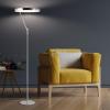 JONATHAN Y JYL7015A Owen 66.7″ Integrated LED Metal Floor Lamp Minimalistic,Modern,Contemporary for Bedrooms, Living Room, Office, Reading, Chrome(Chrome)