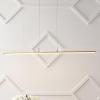 JONATHAN Y JYL7023C Conley 39.5″ Adjustable Integrated LED Metal Linear Pendant, Brass Gold for Kitchen, Dining Room, Living Room(Brass Gold)