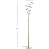 JONATHAN Y JYL7027B Scribble 60.5″ Modern Dimmable Metal Integrated LED Floor Lamp Contemporary,Minimalist,Modern,Glam for Bedrooms, Living Room, Office, Reading, Gold(Gold)