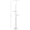 JONATHAN Y JYL7028A Sketch 64″ Minimalist Dimmable Metal Integrated LED Floor Lamp Contemporary,Minimalist,Modern,Glam for Bedrooms, Living Room, Office, Reading, Chrome(Chrome)