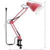 JONATHAN Y JYL7125A Odile 28.5″ Adjustable Articulated Clamp-On LED Task Lamp, Classic, Coastal, Industrial, Vintage, Farmhouse, Traditional for Bedroom, Living Room, Office, Black(Pink)