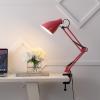 JONATHAN Y JYL7125A Odile 28.5″ Adjustable Articulated Clamp-On LED Task Lamp, Classic, Coastal, Industrial, Vintage, Farmhouse, Traditional for Bedroom, Living Room, Office, Black(Pink)