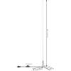 JONATHAN Y JYL7126A Potts 60.5″ Modern Contemporary Aluminum/Iron Integrated LED Post Floor Lamp, Black, for Living Room, Dining Room, Bedroom, Office(Chrome)