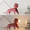 JONATHAN Y JYL7130A Rover 10″ Modern Industrial Iron Canine LED Kids’ Lamp Eclectic, Contemporary, Minimalist, Office, Living Room, Dining Room, Bedroom, Red
